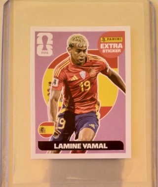 Lamine Yamal Extra Sticker Fifa World Cup Mundial