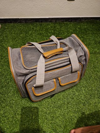 Transportín Gato/Perro Extensible Gris