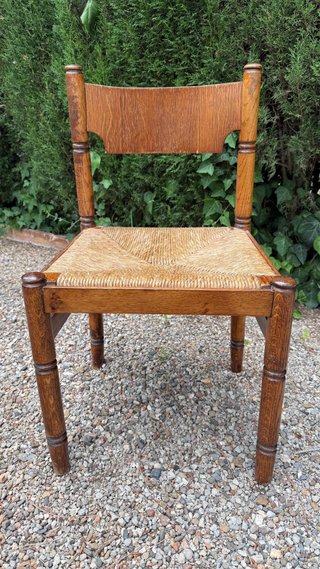 Conjunto 4 Sillas Rústicas Madera Maciza