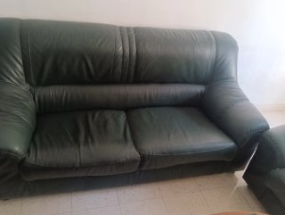 Sofá 2+3 plazas piel