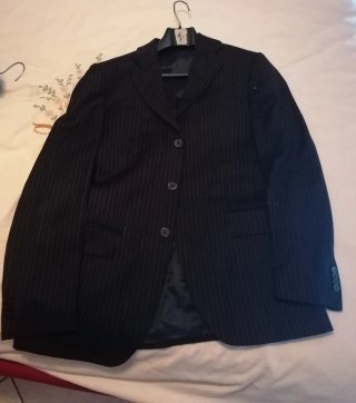 Completo elegante nero taglia 48