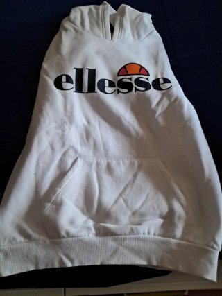 Sudadera con capucha Ellesse blanca