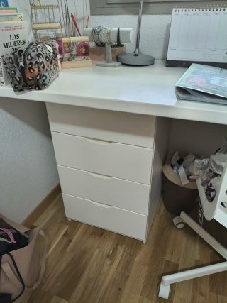 Cama nido con escritorio y cajonera