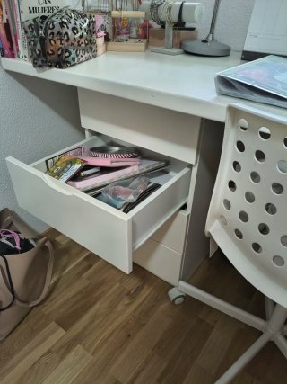 Cama nido con escritorio y cajonera
