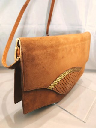 Borsa Sergio Rossi camoscio arancio