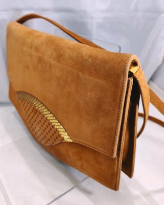 Borsa Sergio Rossi camoscio arancio