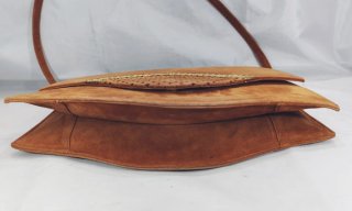 Borsa Sergio Rossi camoscio arancio