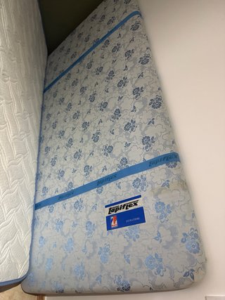 Somier y colchón 105 cm