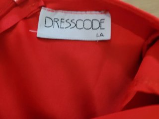 Precioso vestido rojo mujer talla S