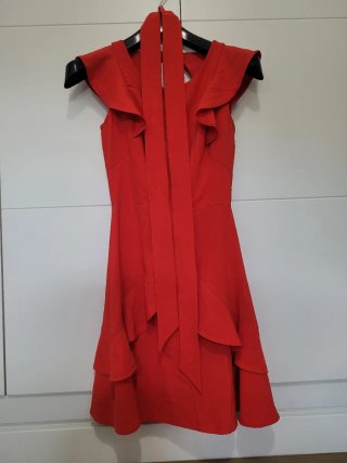 Precioso vestido rojo mujer talla S