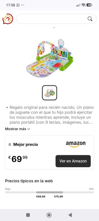 Gimnasio Piano Pataditas Fisher Price