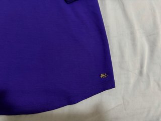 Top Pedro del Hierro violeta con volantes S/M