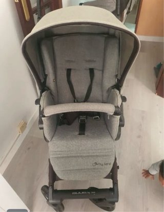 Carrito de bebé Mumm by Jane gris + sombrilla