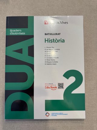 Història, 2 Batxillerat, Dual Quadern d'activitats