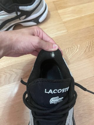 Zapatillas Lacoste Talla 41 Negro/Gris