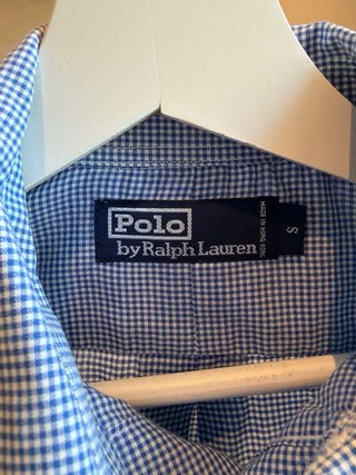 Camisa Polo Ralph Lauren cuadros azul