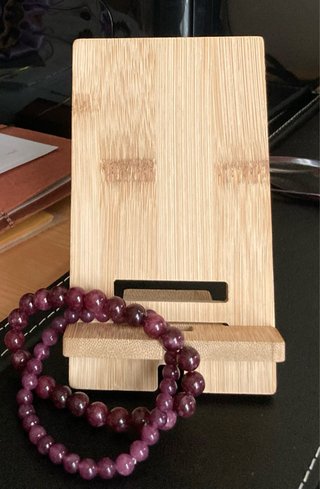 Lote 2 Pulseras Piedra Natural Granate