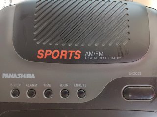 Radio Reloj Despertador Panasonic AM/FM