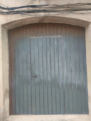 Puerta de garaje metálica
