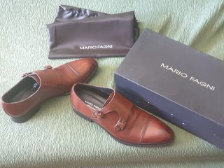 Zapatos Monk Strap Marrones
