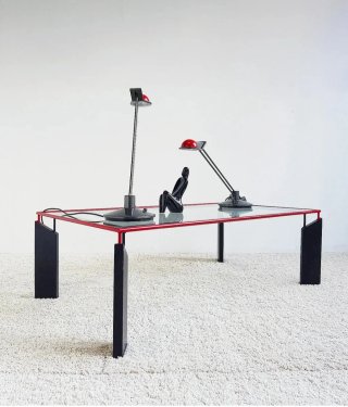 Mesa de centro estilo MEMPHIS. Vintage, 80s.