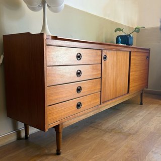 Aparador Italiano Mid Century Madera