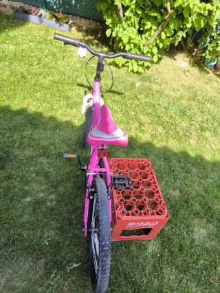 Bicicleta infantil rosa 20