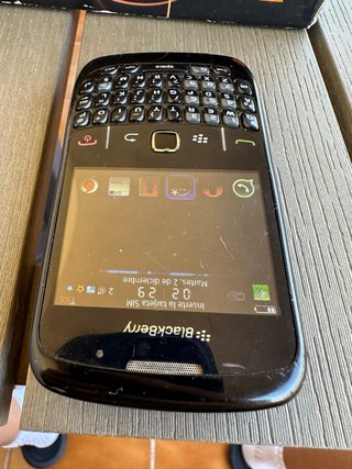 BlackBerry 8520 Curve Negro + Funda Azul
