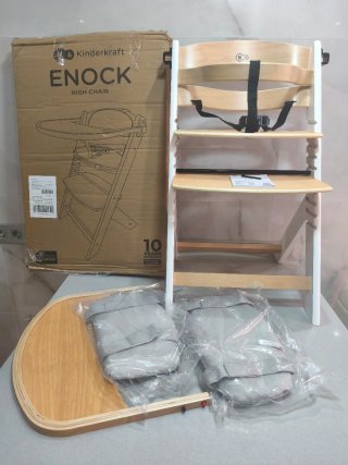 Trona Kinderkraft ENOCK Madera + Cojines nueva