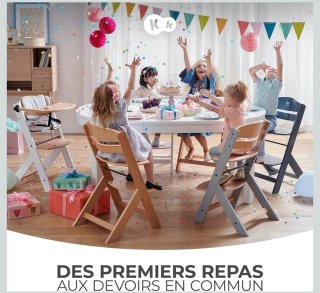 Trona Kinderkraft ENOCK Madera + Cojines nueva