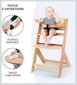 Trona Kinderkraft ENOCK Madera + Cojines nueva