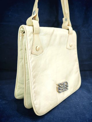 Borsa vintage anni '60 beige