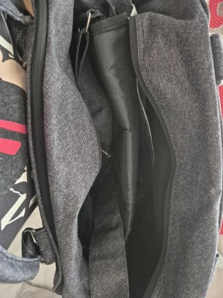 Bolsa de carro y porta bebé gris
