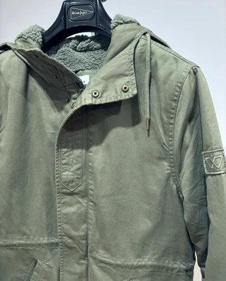 Parka verde hombre
