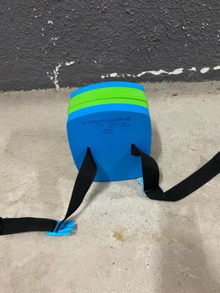 Burbuja natación infantil azul y verde adaptable