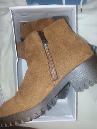 Botas mujer camel ante