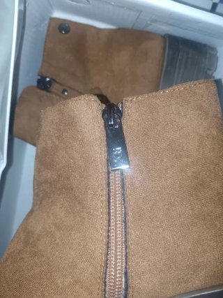 Botas mujer camel ante