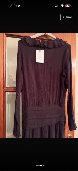 Vestido Brownie Negro Talla L