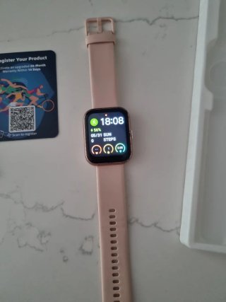 Reloj Pulsera Rosa y Dorado