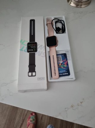 Reloj Pulsera Rosa y Dorado