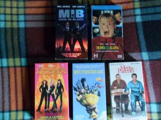 29 Películas VHS y concierto Alejandro Sanz