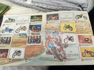 Álbum cromos Motos 80
