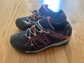 Zapatillas Trekking Quechua T37 Azul/Naranja
