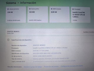 Portátil Dell Vostro 15 W11 Negro