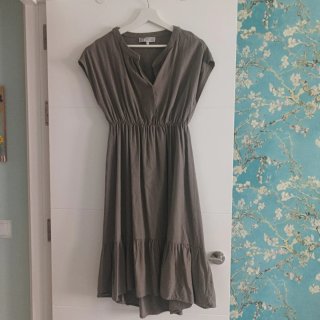 Vestido casual Roberto Torretta verde oliva