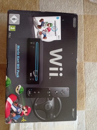 Nintendo Wii Consola, 9 Accesorios con 2 juegos
