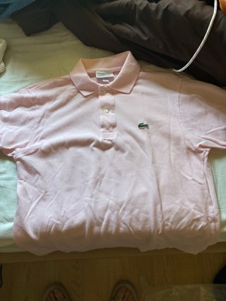 Polo Lacoste Rosa Talla M