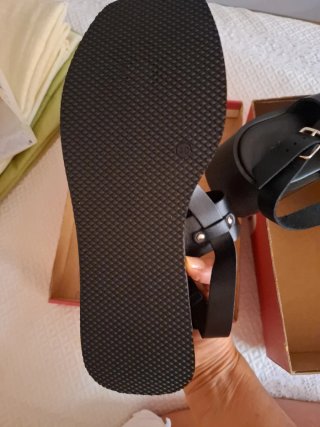 Sandalias negras plataforma