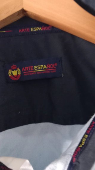 Camisa celeste hombre