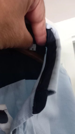 Camisa celeste hombre